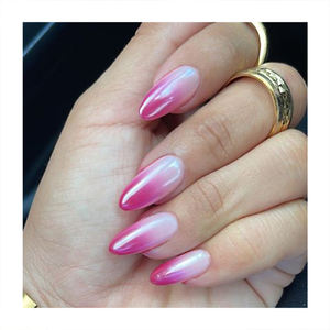 Luxus Mandel-Design 3D Großhandel falsche Nägel handgefertigt Acryl wiederholbare Mädchen-Falschnägel 24-Stück vollverkleidung Nagelpresse - Product Image 4