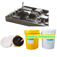Composé de scellement liquide en silicone gris bicomposant Hanast HN-8806, conducteur thermique, faible viscosité, étanche, non corrosif