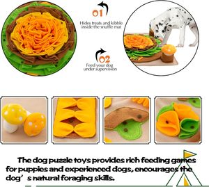 Matras hewan peliharaan landak untuk anjing, alas peredup besar dengan jamur melengking - Product Image 5