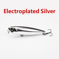 Micro leurre de surface 5g pour brochet, brochet à bec haut, culter, basse, Elopichthys Bambusa, poisson-serpent, poisson mandarin - Leurre dur artificiel
