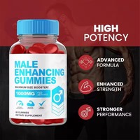 Gummies et Pilules d'Amélioration Masculine Maca Noire Plus pour Adultes Hommes Stimulant de Libido Supplément Herbal