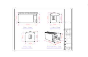 Maison conteneur préfabriquée prête à l'emploi, facile à utiliser, respirante, en panneaux sandwich d'acier standard, pour extérieur, abri <span class=keywords><strong>de</strong></span> <span class=keywords><strong>jardin</strong></span> - Product Image 6