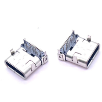 Connecteur femelle USB Type-C étanche Soulin 24 broches 12V DC à charge rapide pour PCB Micro USB