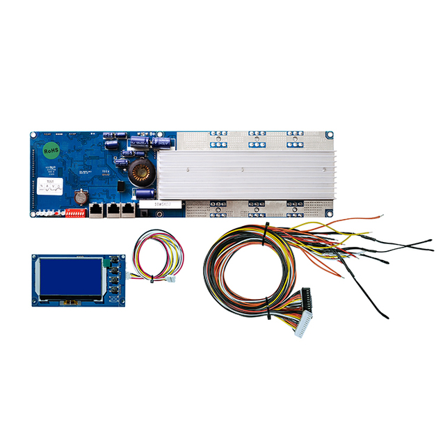 Smart 100 Balance Lfp 48v 24v 12v 100a 200a Lifepo4 Battery Management System () with Active Balancer 8s 16s 4s for Seplos