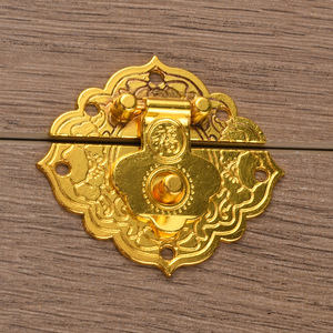 Furniture <b>Lock</b> Zinc Alloy Antique Bronze Gold Chinese Style Keyless Durable Die Casting - Product Image 4