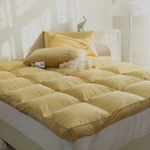 <span class=keywords><strong>Surmatelas</strong></span> en plumes <span class=keywords><strong>d</strong></span>'<span class=keywords><strong>oie</strong></span> bio extra épais, housse en coton respirant, écologique, antibactérien, 300 fils/cm² pour - Product Image 5