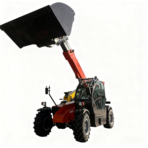 <span class=keywords><strong>Chariot</strong></span> télescopique <span class=keywords><strong>Manitou</strong></span> 3T : 7 m de levage, moteur diesel Cummins, direction à 4 roues motrices, <span class=keywords><strong>godet</strong></span> de 3 m³. - Product Image 1