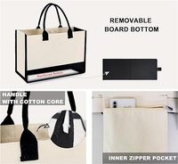 Sac fourre-tout personnalisé pour femme avec logo sur mesure, grand sac à main en toile, sac de plage en toile