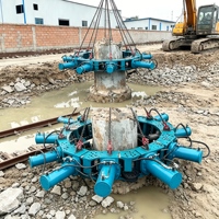 Cisaille hydraulique pour pieux, brise-pieux, utilisée sur les chantiers de construction