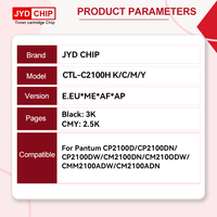 Puces de toner CTL-C2100H, CTL-C2100HK, CTL-C2100HC compatibles avec les cartouches Pantum CM2100 CP2100 – Réinitialisation en usine – Vente en gros