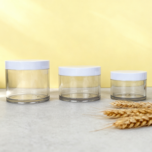 Wholesale 3.53oz 100g Clear Empty PET <b>Jars</b> with Lids Cosmetic Plastic <b>Jar</b> with Plastic Screw Cap - Product Image 6
