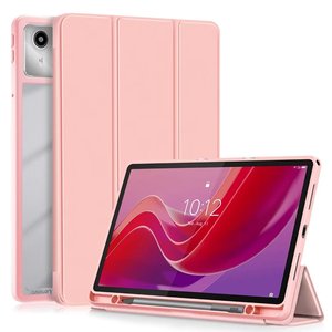 Custodia all'ingrosso <span class=keywords><strong>per</strong></span> <span class=keywords><strong>tablet</strong></span> pieghevole 3 astuta con portapenne trasparente in pelle acrilica <span class=keywords><strong>per</strong></span> <span class=keywords><strong>Lenovo</strong></span> Tab M11 TB330FU TB331FC custodie - Product Image 1
