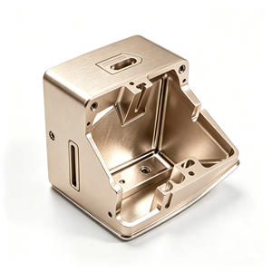 OEM Custom Integrated Bracket Aluminum/Stainless Steel Control <b>Enclosure</b> Five Axis CNC Machining Broaching Electronic Equipment - Product Image 1