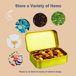 Petites boîtes de rangement, mini boîtes en métal mignonnes et kawaii, boîte en étain, organisateur de rangement à domicile pour bijoux, jouets pour enfants, cadeaux, fournitures pour la maison - Product Image 3