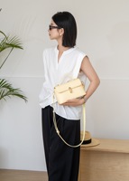 Sac à main en cuir véritable de luxe, nouveau design tendance, sac à bandoulière décontracté grande capacité pour femme