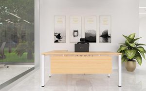 Piezas de Muebles de Oficina en Forma de L de Alta Calidad y Nuevo Diseño de la Fábrica <span class=keywords><strong>BERSON</strong></span> de Guangzhou, Patas para Escritorio de Director Ejecutivo - Product Image 2