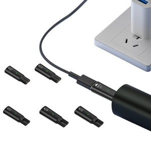 Adaptateur de chargeur USB C pour rasoir <span class=keywords><strong>Philips</strong></span> 4.3V 5V 8V 15V, convertisseur PD Type C pour tondeuse Norelco OneBlade - Product Image 2