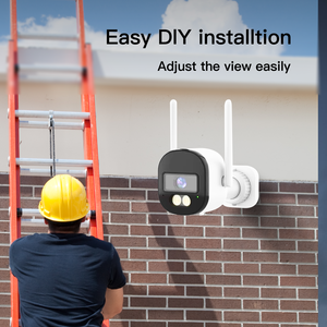 4MP Thông Minh Ngoài Trời HD CCTV Camera Không Thấm Nước An Ninh Nhà Tầm Nhìn Ban Đêm Hai-Cách Âm Thanh Được Xây Dựng Trong Còi Báo Động Đám Mây Wifi <span class=keywords><strong>CCD</strong></span> IP - Product Image 6