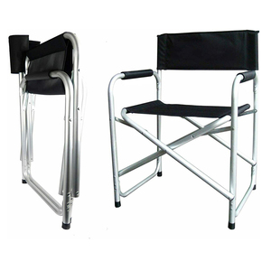 Pico da esterno pieghevole telescopico direttore campeggio trucco vanity sedia per i professionisti con tavolino e custodia - Product Image 2