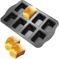  Pastry Chef's Boutique Easy Bake Paper Mini Loaf Cake Pans -  Small Rectangle Loaf 3 1/8'' x 1 9/16''x 1 5/8''- Beige - 25pcs: Home &  Kitchen