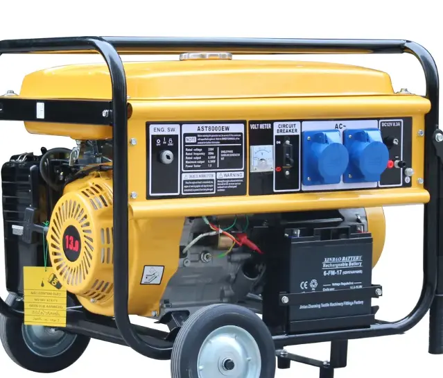 YHS-OT-004 3kva 3kw 3 상 전기 시작 휴대용 가솔린 가솔린 엔진 발전기 수제