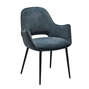 Venta al por mayor moderno barato muebles para el hogar Estilo nórdico Hotel restaurante comedor silla cómoda tapizada sillas de comedor
