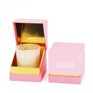 Kexin Wholesale Luxury Premim Packaging Gift Candle Jar Boxes Custom Fancy Design Logo Rigid Paper Candle Box