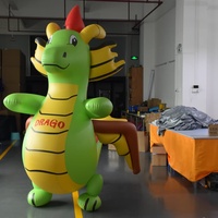 Modèle de dragon gonflable géant personnalisé KeepFuns, personnage de dessin animé gonflable pour événements, publicité, exposition et promotion