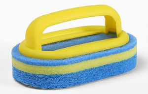 Wholesale Cleaning Brush With Handle <b>Sponge</b> Wiping Kitchen Pot Washing Toilet Ceramic Tool - Product Image 4