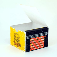 Cajas Personalizadas Desechables y Biodegradables de Grado Alimenticio para Hamburguesas con Papas Fritas