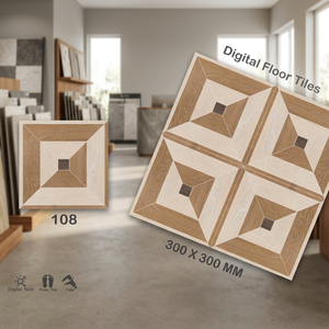 300x300mm Carreaux de céramique de sol numériques 30x30 Fourniture d'usine Qualité d'exportation Prix bon marché Porcelaine émaillée 12x12 - Product Image 5