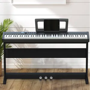 Piano Digital 88 tombol tertimbang keyboard musik Piano elektronik instrumen musik palu keyboard musik Piano Aksi