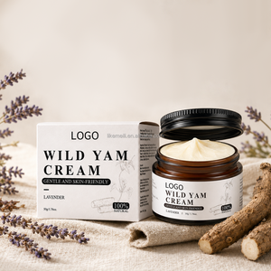 Crème <span class=keywords><strong>Visage</strong></span> Hydratante Intense à la Racine de Yam Sauvage pour Femmes, Formule Naturelle OEM Contre les Bouffées de Chaleur, Équilibre Hormonal, Soins de la Peau - Product Image 1