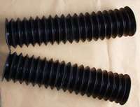 Accessoires pour machines-outils CNC sur mesure Couvercle à soufflet de type accordéon avec bottes à tige Cylindre cousu pour une couverture flexible