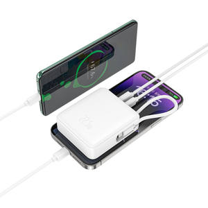 סוללת גיבוי ניידת <span class=keywords><strong>10000mAh</strong></span> עם טעינה אלחוטית מגנטית מהירה במיוחד 22.5W, כניסת USB C, טרנד 2026 - Product Image 4