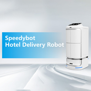 Robot de livraison commercial pour hôtels avec navigation LiDAR et double cabine, robot de service <span class=keywords><strong>autonome</strong></span> pour la livraison de repas et de colis en chambre - Product Image 2