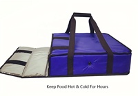 Sac isotherme pour pizza grande capacité 16 pouces avec logo client – Sac de livraison de pizza robuste avec poignée renforcée