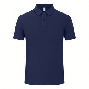 T-shirt de golf sportif, couleur unie, coton vierge, sublimation, vente en gros, logo personnalisé, polo homme, uniforme de travail - Product Image 3