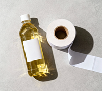 Etiqueta adhesiva de aceite comestible de marca privada Rollo de etiquetas autoadhesivas impermeables Personalización