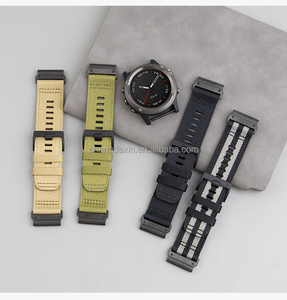 Pour Garmin Bracelet de montre en nylon 26mm 22mm <span class=keywords><strong>Tactix</strong></span> 7Pro <span class=keywords><strong>Fenix</strong></span> 7X 6X <span class=keywords><strong>7</strong></span> 5 6 Pro 5X 3HR Bracelet Smartwatch Bracelet de remplacement - Product Image 1