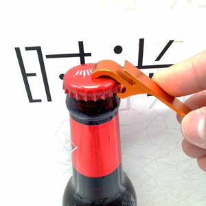 Porte-clés mini écologique personnalisé avec logo, ouvre-bouteille créatif en aluminium, échantillon gratuit, marque YOUNIS, 1x6,5cm - Product Image 3