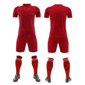 Custom Football Jersey Printed with Player Name Team Logo <b>Silk</b> Screen Printing Quick Dry Breathable Plus Size Unisex <b>Red</b> - Product Image 1