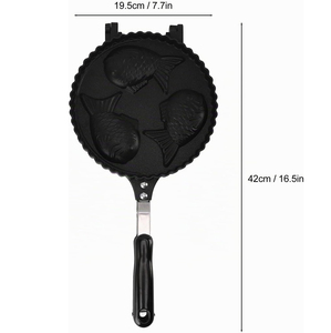 Popular Portable Sandwich Cake Mold Aluminium Roasting <b>Pan</b> Outdoor Use Two Side Breakfast Waffle Grill <b>Pan</b> - Product Image 3