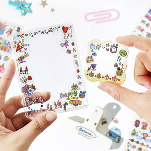 3 Fogli per Confezione, Serie 'Le Cose Buone Accadono <span class=keywords><strong>Ogni</strong></span> Giorno' Parte 2, Decorazioni per Planner Fai-da-Te, Nastro Washi a Righe con Motivi Stellati - Product Image 3