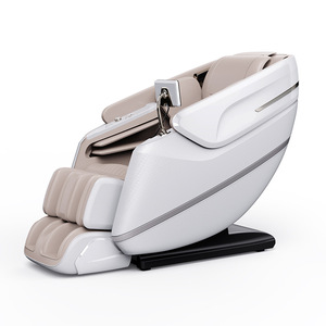 Massage Chair 4D Robotic Hand Full Body Massage SL Guide Rail Plug-In White And Black - Product Image 3