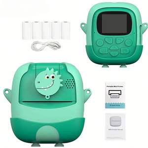 Cámara Instantánea para Niños, Diseño Adorable, Gran Angular de 180° y Pantalla de 2.0 Pulgadas, Video 1080p, Impresión, Azul y Rosa - Product Image 2