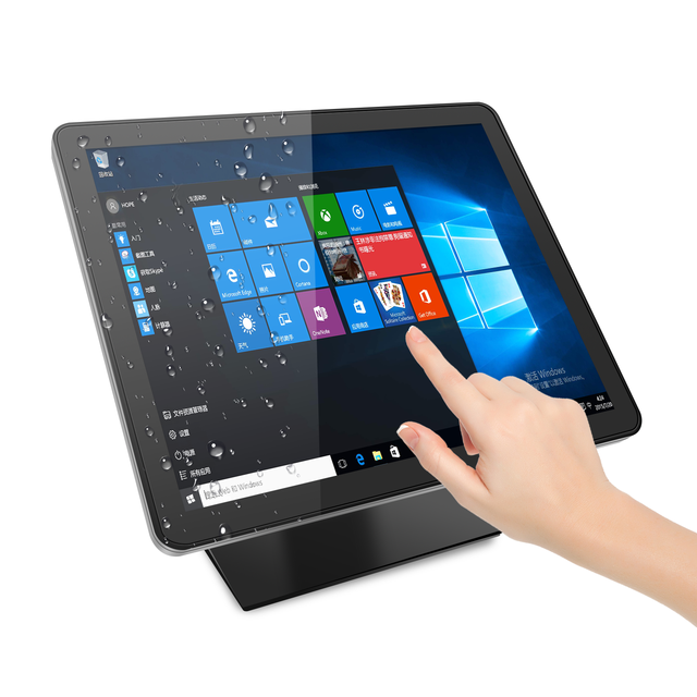 Metal Base 15 17 19 Inch Capacitive Touch Screen POS Monitor with Stand for Commercial/Industrial/Factory