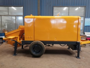 Bomba de Concreto MINLE HBTS50 con Bomba Hidráulica Kawasaki de Corea y Válvula <span class=keywords><strong>Berson</strong></span> de Alemania, Alcance Horizontal Máximo de 800m para Construcción - Product Image 4