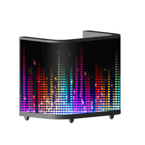 Table <span class=keywords><strong>de</strong></span> DJ portable Cabine <span class=keywords><strong>de</strong></span> DJ pour scène Performance Événement musical Concert Boîte <span class=keywords><strong>de</strong></span> <span class=keywords><strong>nuit</strong></span> Led Affichages - Product Image 6