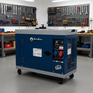 เครื่องกำเนิดไฟฟ้าดีเซลแบบเงียบ 15kva 20kw พร้อมหลังคาเก็บเสียง 3 เฟส 480V ระบบ ATS - Product Image 1